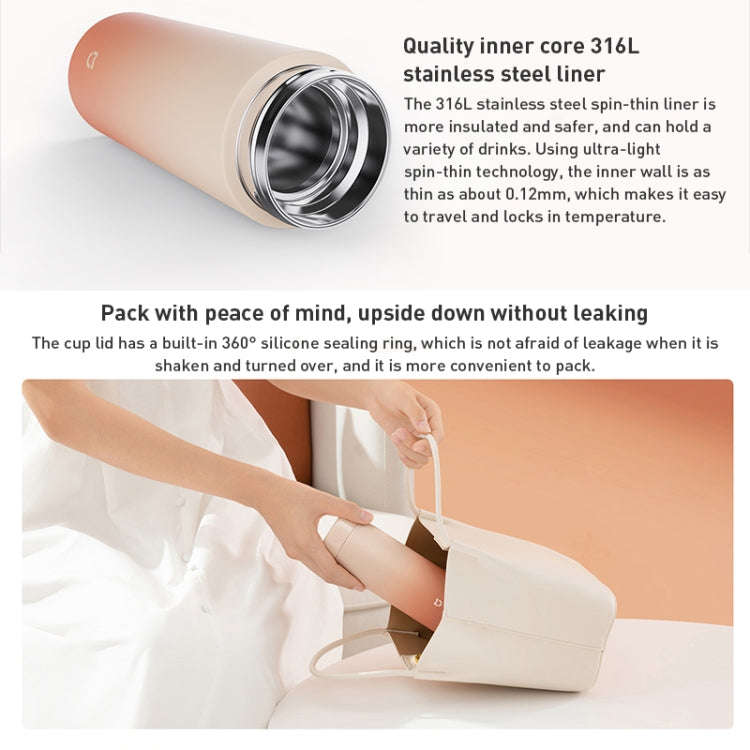 Original Xiaomi Mijia Thermos Cup Pocket Edition 350mL(Snow Sunset)