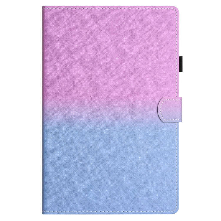 For Honor Pad 6 / X6 / Huawei MatePad T10 / T10S Stitching Gradient Leather Tablet Case(Purple Blue)