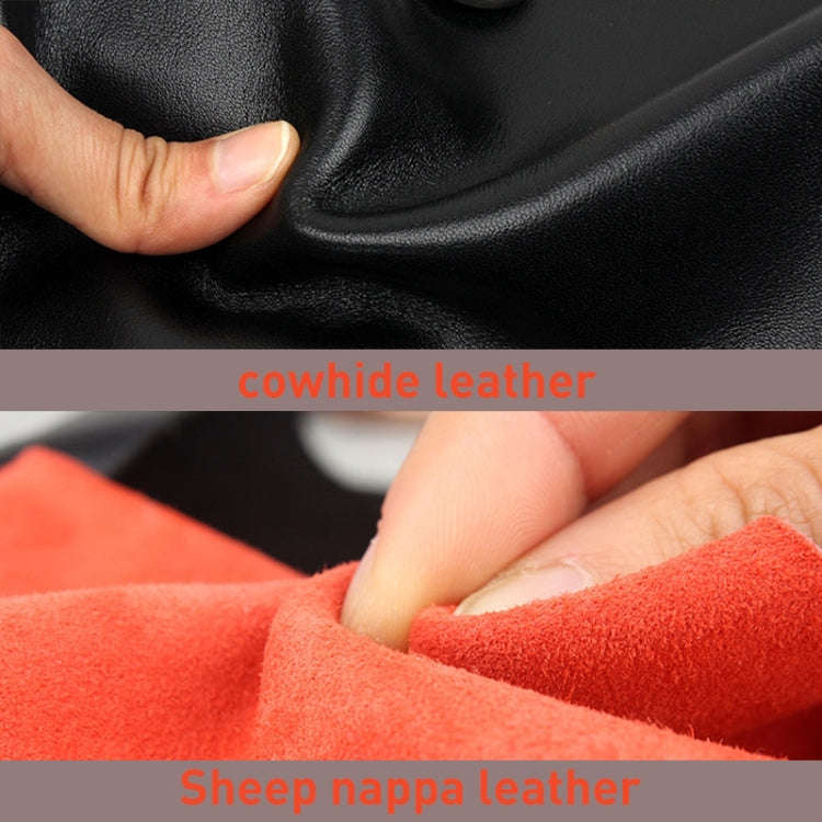 FIREDOG CL91 Portable Handmade Sheepskin Genuine Leather Tobacco Bag(Orange)