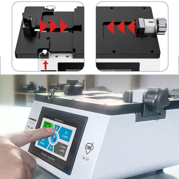 TBK-207 Portable Intelligent Air Tightness Detector Built-in Vacuum Pump(EU Plug)