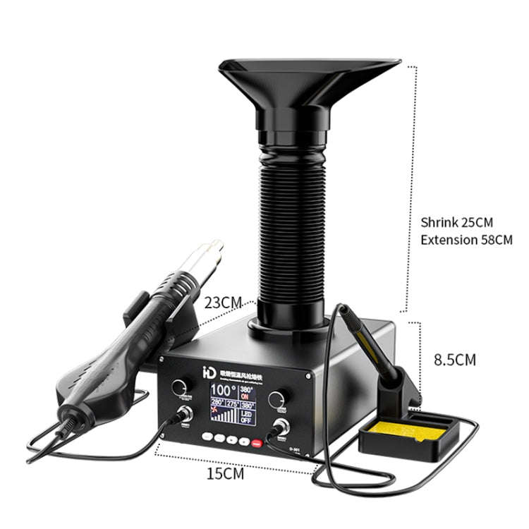 D301 Multifunctional Intelligent Smoking Constant Temperature Soldering Disassembly Rework Statio...