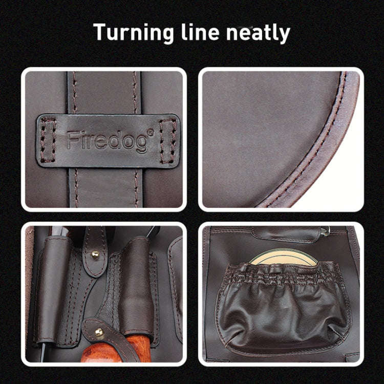 FIREDOG CL08 Leather Pipe Tobacco Storage Bag(Brown)