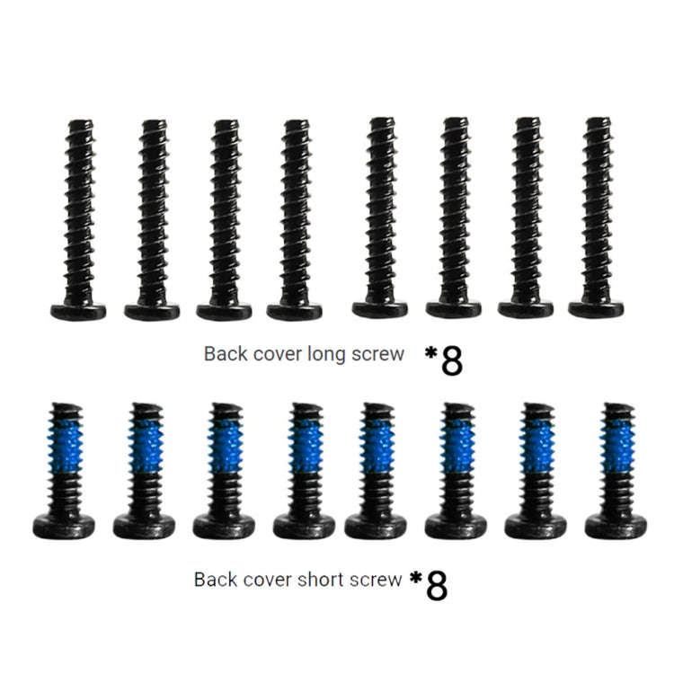 16 in 1 Steam Deck Back Cover Screw Set
