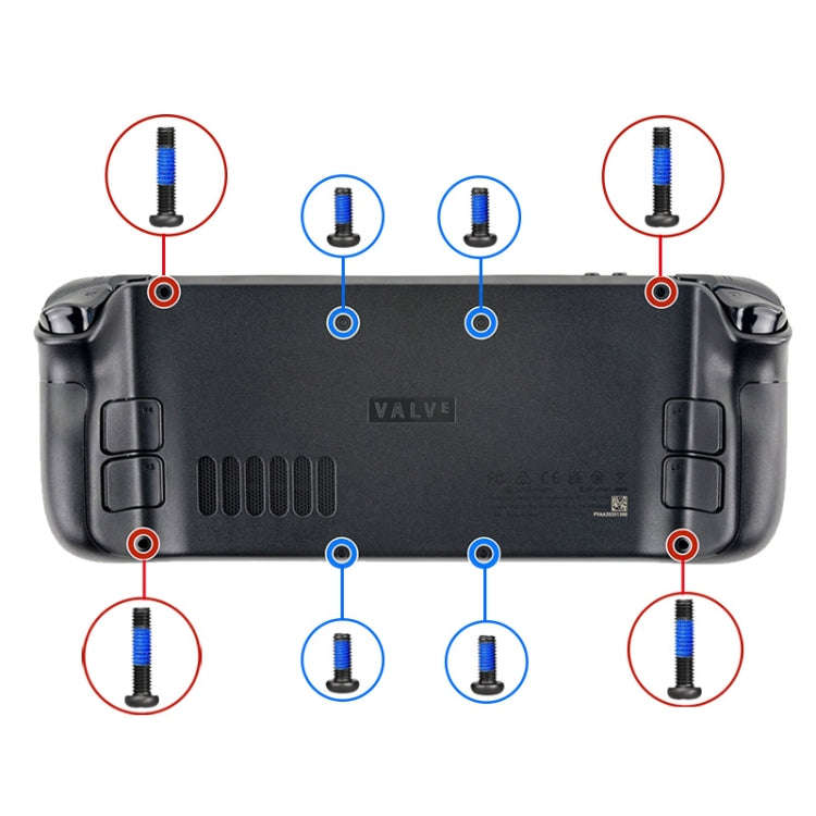 12 in 1 Steam Deck Abschirmung + Back Cover + Hard Disk Screw Set