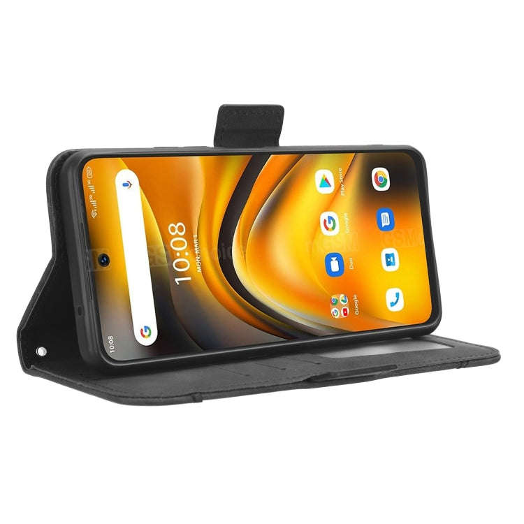 For Umidigi A13 Pro 5G Skin Feel Calf Texture Card Slots Leather Phone Case(Black)