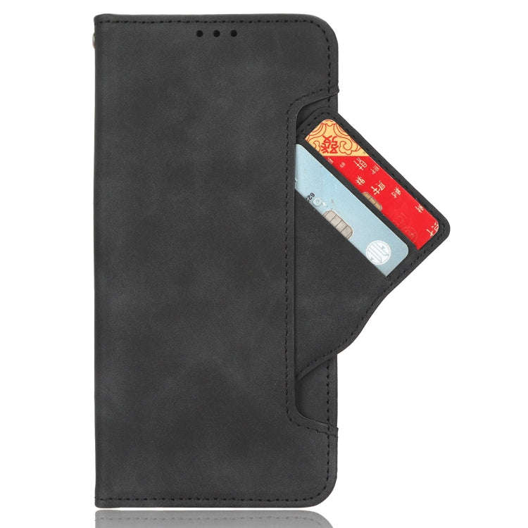 For ZTE Blade V40 Design Skin Feel Calf Texture Card Slots Leather Phone Case(Black)