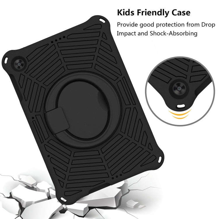 For Huawei MatePad T 10s Spider King Silicone Protective Tablet Case(Black)
