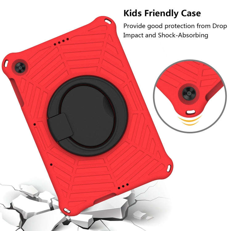 For Huawei MatePad T 10s Spider King Silicone Protective Tablet Case(Red)