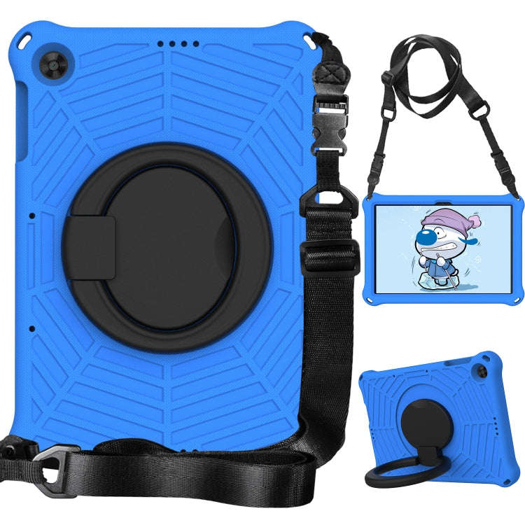 For Huawei MatePad T 10s Spider King Silicone Protective Tablet Case(Blue)