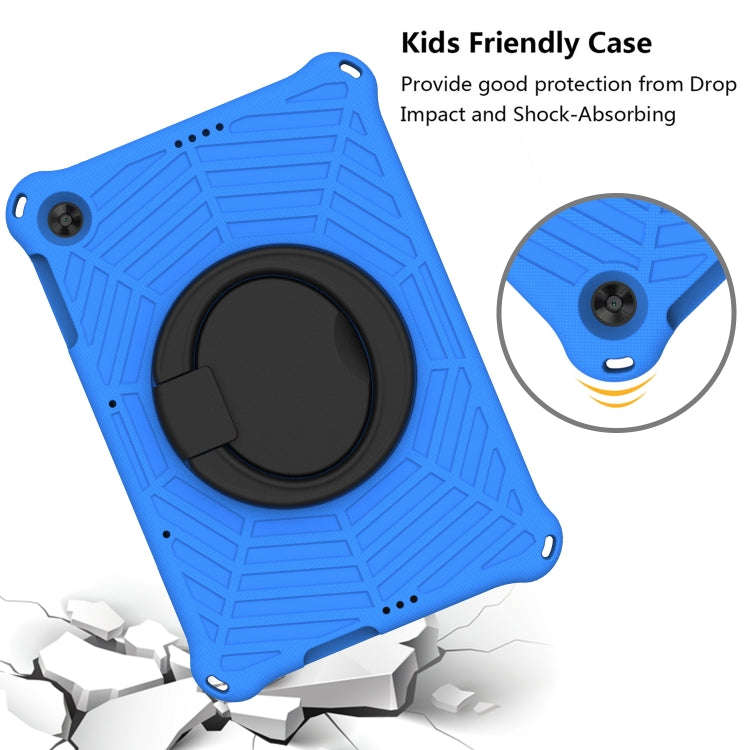 For Huawei MatePad T 10s Spider King Silicone Protective Tablet Case(Blue)