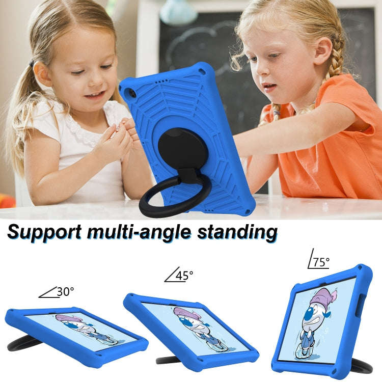 For Huawei MatePad T 10s Spider King Silicone Protective Tablet Case(Blue)