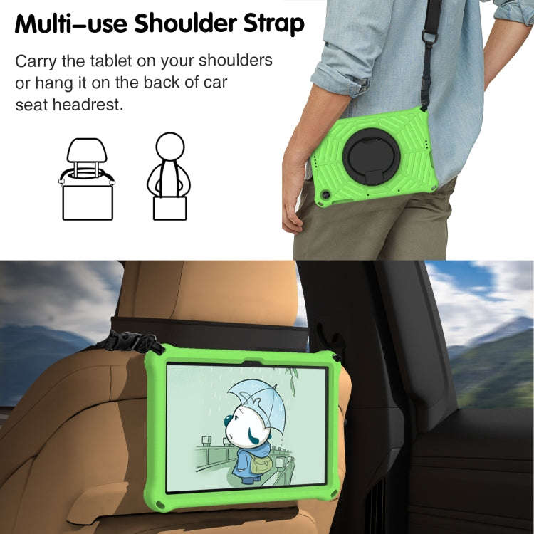 For Huawei MatePad T 10s Spider King Silicone Protective Tablet Case(Green)
