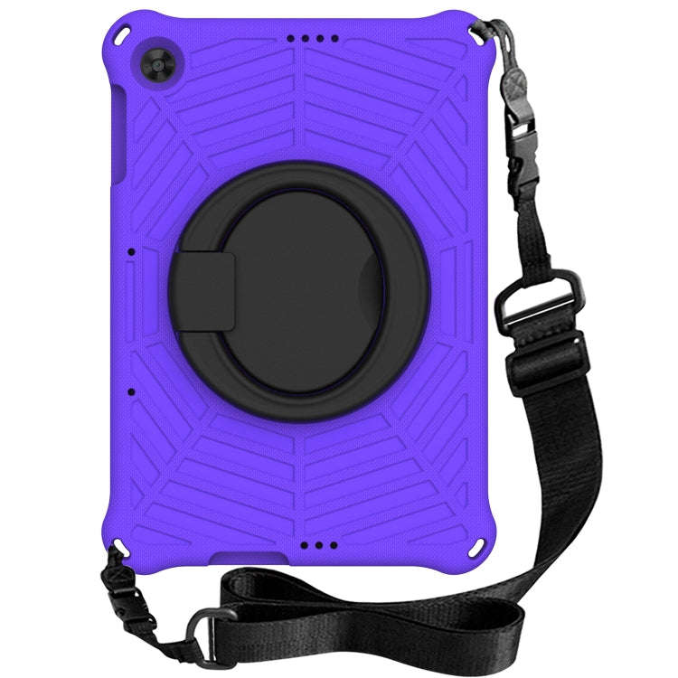 For Huawei MatePad T 10s Spider King Silicone Protective Tablet Case(Purple)