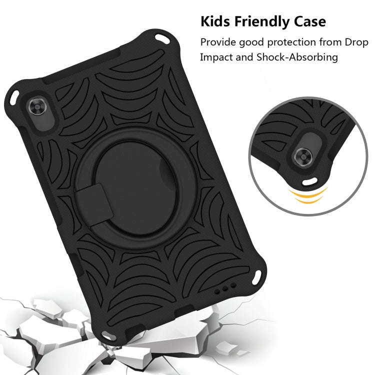 For Huawei MatePad T8 Spider King Silicone Protective Tablet Case(Black)
