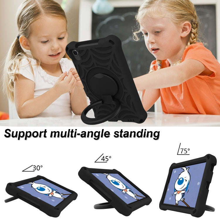 For Huawei MatePad T8 Spider King Silicone Protective Tablet Case(Black)
