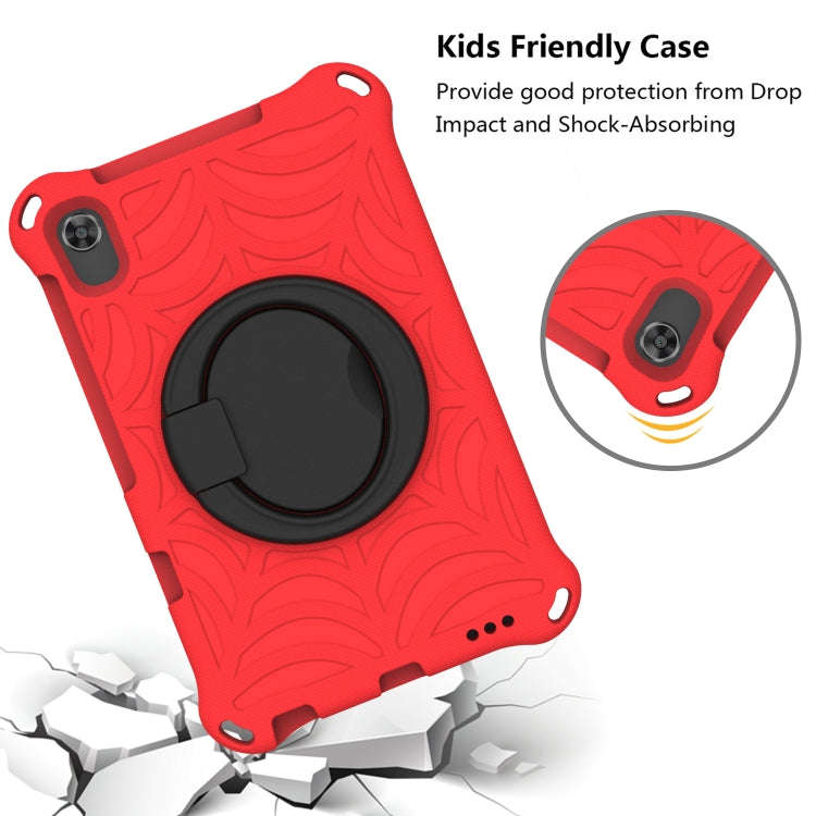 For Huawei MatePad T8 Spider King Silicone Protective Tablet Case(Red)