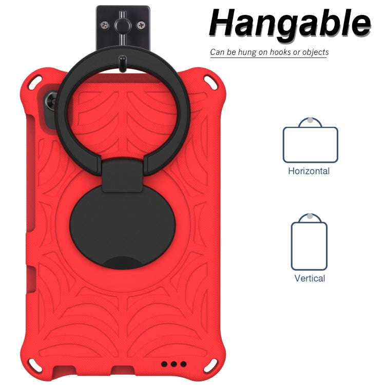 For Huawei MatePad T8 Spider King Silicone Protective Tablet Case(Red)