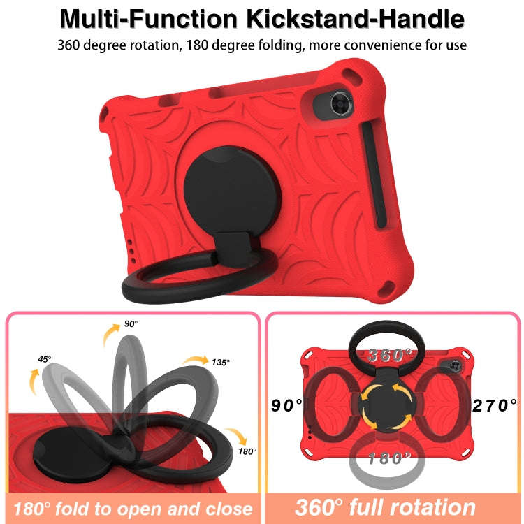 For Huawei MatePad T8 Spider King Silicone Protective Tablet Case(Red)