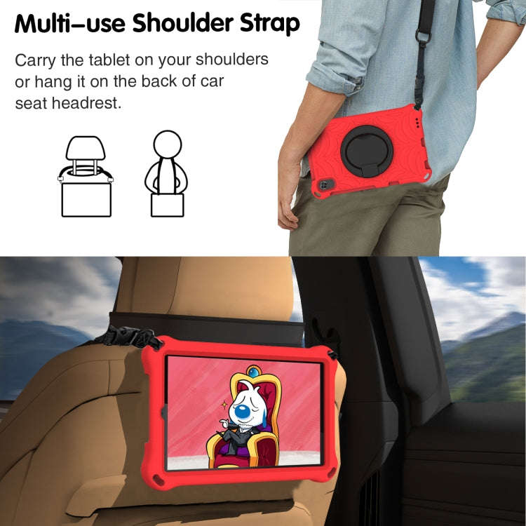 For Huawei MatePad T8 Spider King Silicone Protective Tablet Case(Red)