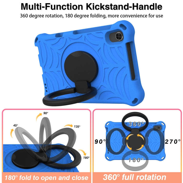 For Huawei MatePad T8 Spider King Silicone Protective Tablet Case(Blue)