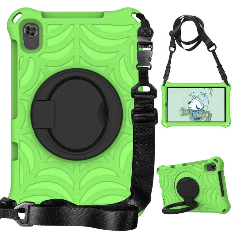 For Huawei MatePad T8 Spider King Silicone Protective Tablet Case(Green)