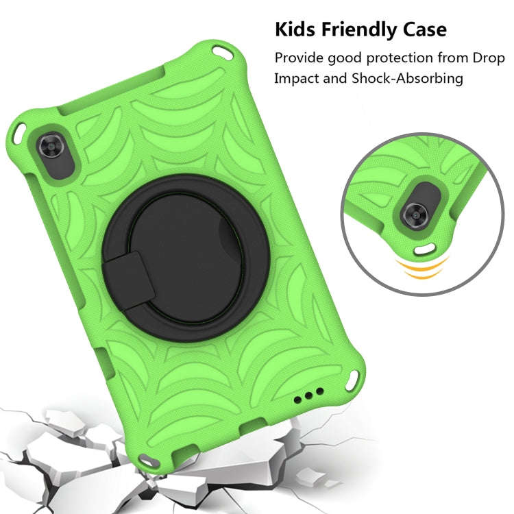 For Huawei MatePad T8 Spider King Silicone Protective Tablet Case(Green)