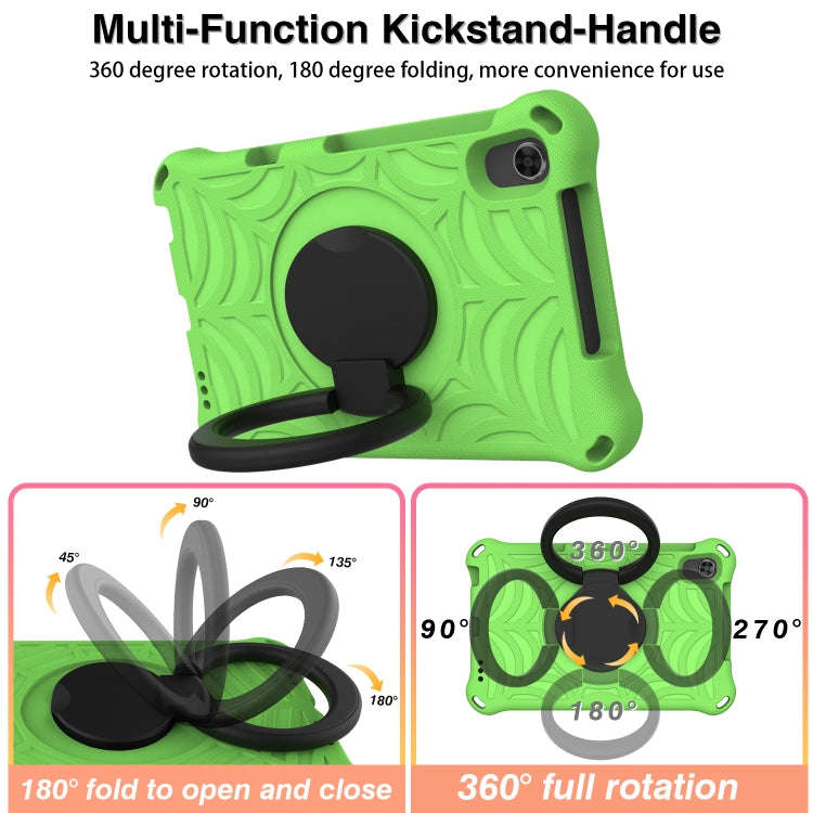 For Huawei MatePad T8 Spider King Silicone Protective Tablet Case(Green)