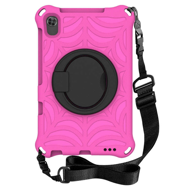 For Huawei MatePad T8 Spider King Silicone Protective Tablet Case(Rose Red)