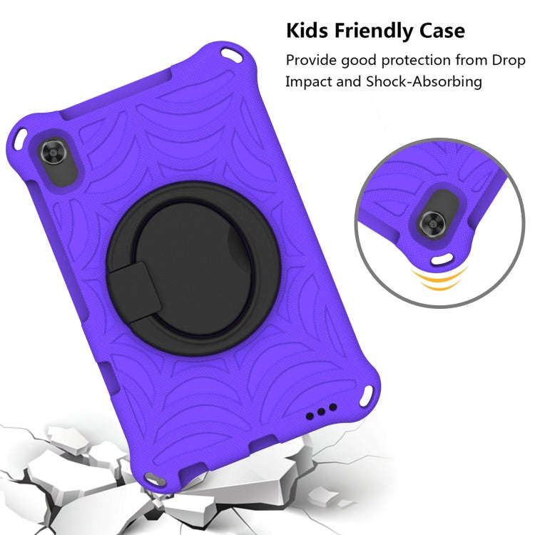For Huawei MatePad T8 Spider King Silicone Protective Tablet Case(Purple)