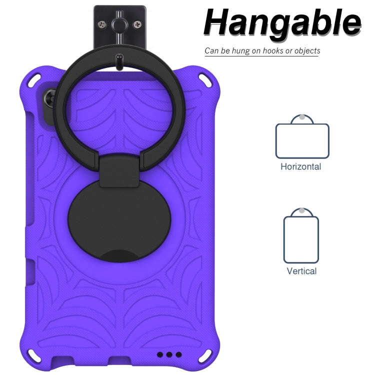 For Huawei MatePad T8 Spider King Silicone Protective Tablet Case(Purple)
