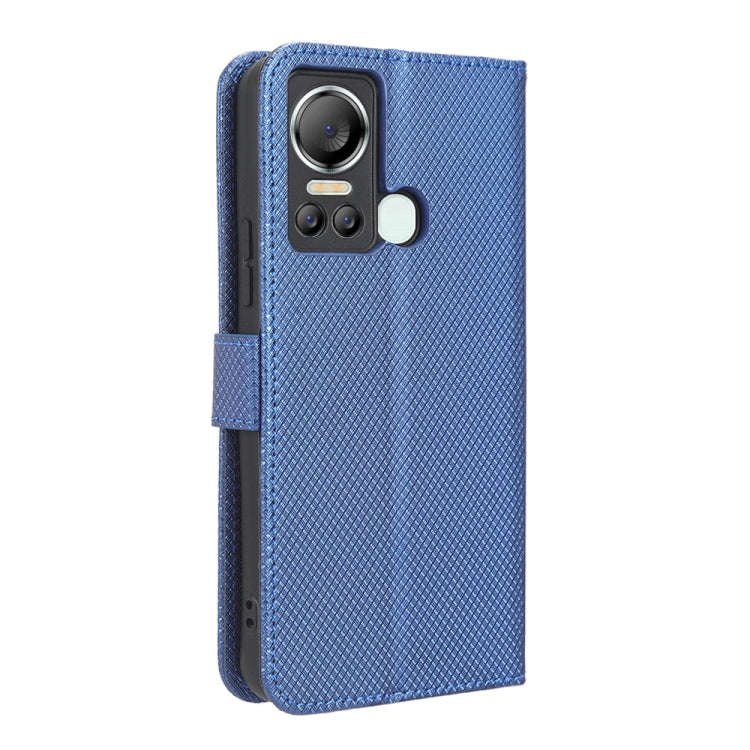 For Itel S18 S663L Diamond Texture Leather Phone Case(Blue)