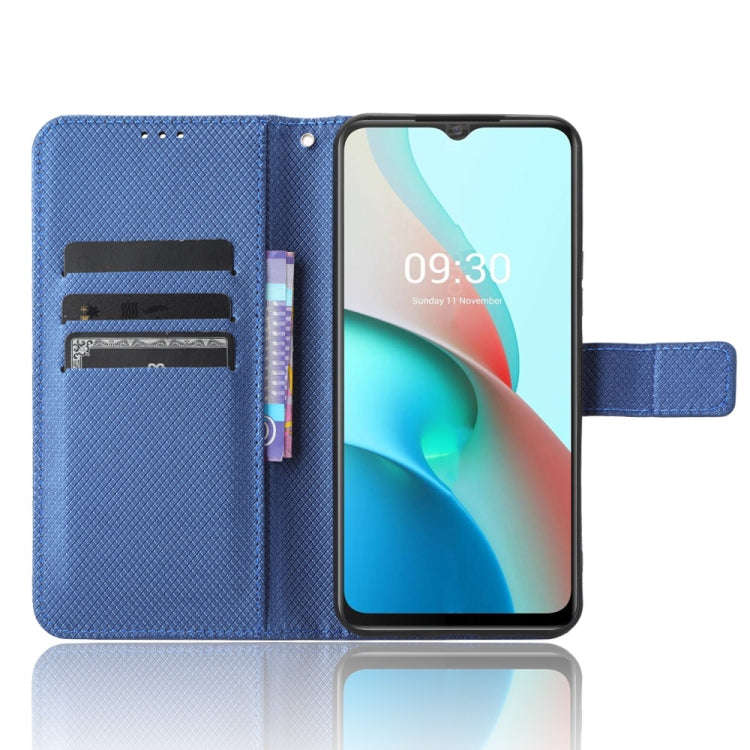 For Itel S18 S663L Diamond Texture Leather Phone Case(Blue)