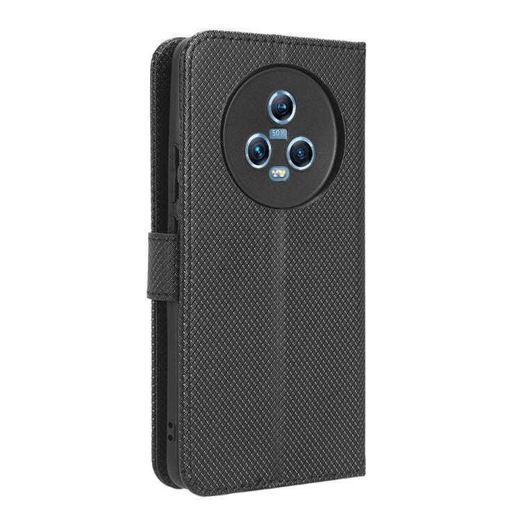 For Honor Magic5 Diamond Texture Leather Phone Case(Black)