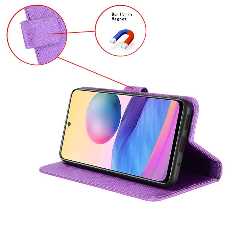 For OnePlus 11R / Ace 2 Diamond Texture Leather Phone Case(Purple)