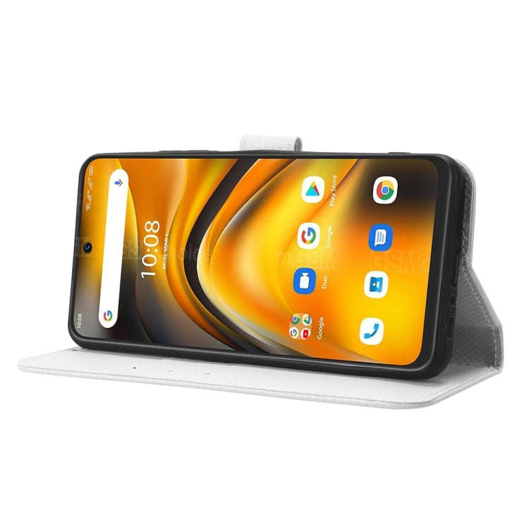 For Umidigi A13 Pro 5G Diamond Texture Leather Phone Case(White)