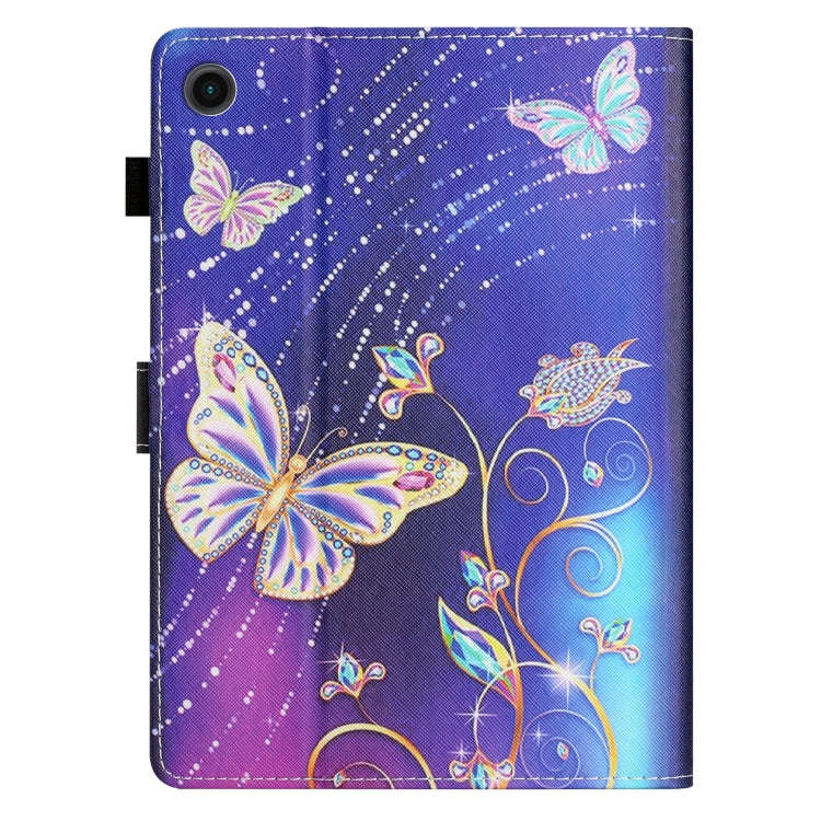 Coloured Drawing Stitching Leather Tablet Case for Huawei MatePad T10 / T10s / Enjoy Tablet 2  / ...