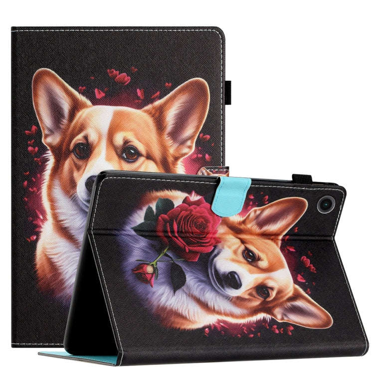 Coloured Drawing Stitching Leather Tablet Case for Huawei MatePad T10 / T10s / Enjoy Tablet 2  / ...