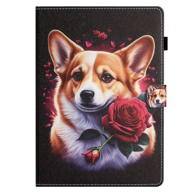 Coloured Drawing Stitching Leather Tablet Case for Huawei MatePad T10 / T10s / Enjoy Tablet 2  / ...