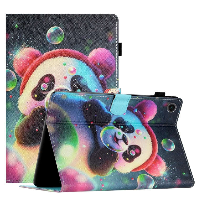 Coloured Drawing Stitching Leather Tablet Case for Huawei MatePad T10 / T10s / Enjoy Tablet 2  / ...