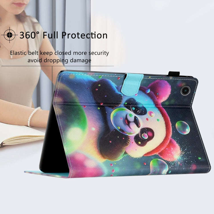 Coloured Drawing Stitching Leather Tablet Case for Huawei MatePad T10 / T10s / Enjoy Tablet 2  / ...