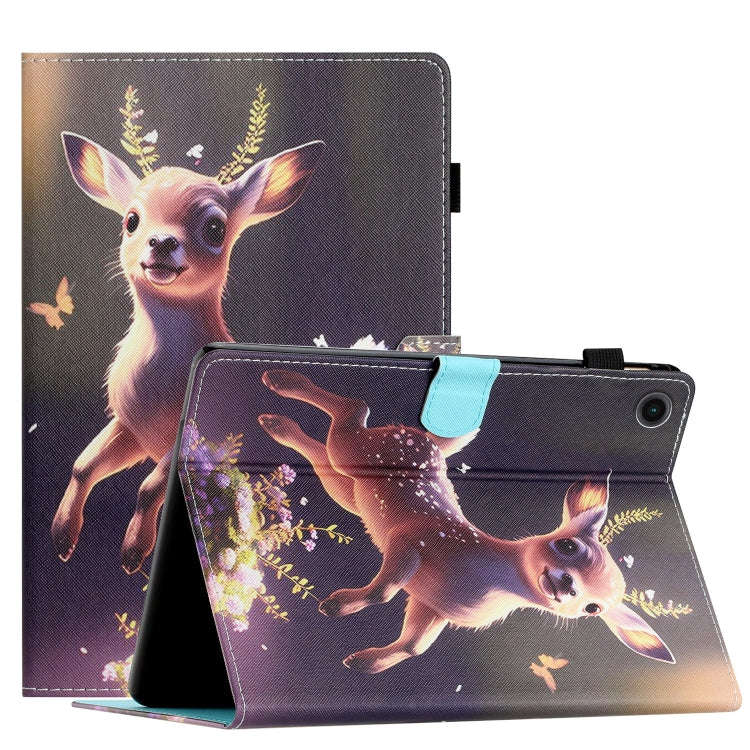 Coloured Drawing Stitching Leather Tablet Case for Huawei MatePad T10 / T10s / Enjoy Tablet 2  / ...