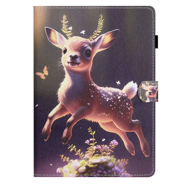 Coloured Drawing Stitching Leather Tablet Case for Huawei MatePad T10 / T10s / Enjoy Tablet 2  / ...