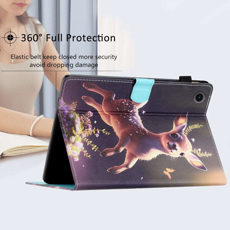Coloured Drawing Stitching Leather Tablet Case for Huawei MatePad T10 / T10s / Enjoy Tablet 2  / ...