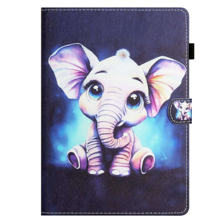 Coloured Drawing Stitching Leather Tablet Case for Huawei MatePad T10 / T10s / Enjoy Tablet 2  / ...