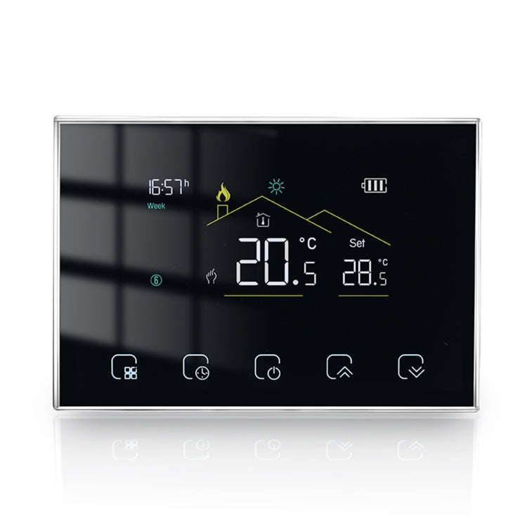 BHT-8000RF-VA- GAC Wireless Smart LED Screen Thermostat Without WiFi, Specification:Water / Boile...
