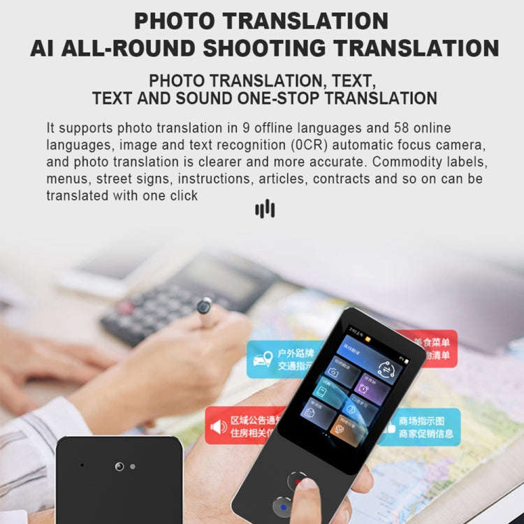 T9 Pro Smart and Precise Translator Supports 134 Languages with Offline Translation/Photo Transla...