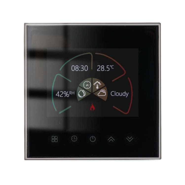 BHT-2002GCLM 220V Smart Home Heating Thermostat Boiler Heating WiFi Thermostat(Black)