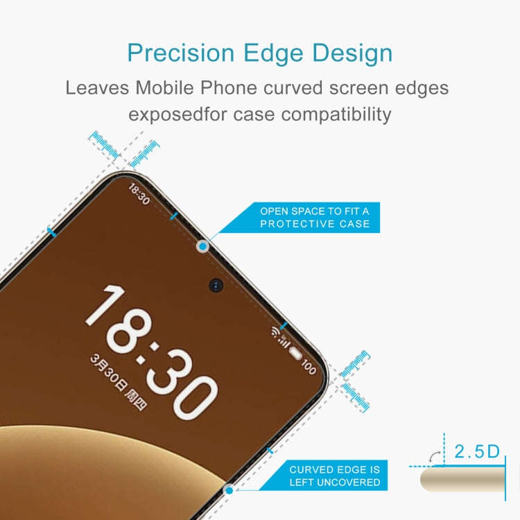 For Meizu 20 Infinity 50 PCS 0.26mm 9H 2.5D Tempered Glass Film