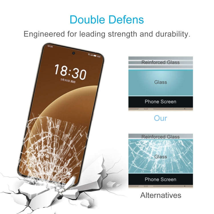 For Meizu 20 Infinity 50 PCS 0.26mm 9H 2.5D Tempered Glass Film