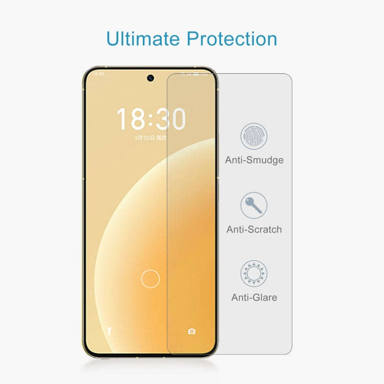 For Meizu 20 50 PCS 0.26mm 9H 2.5D Tempered Glass Film